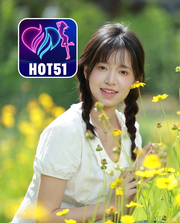 Young woman in nature, thoughtful pose.